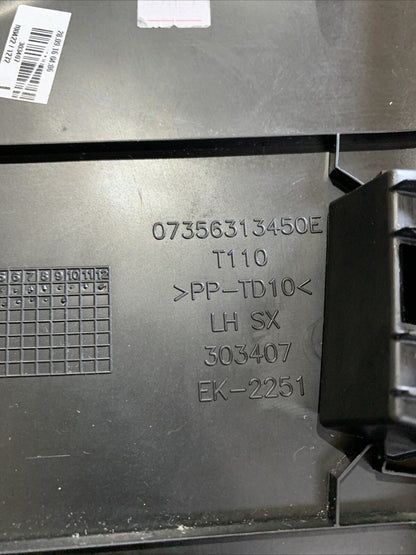 Modanatura Anteriore Sinistra Fiat Tipo 07356313450E