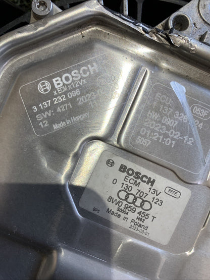 Elettro ventola Audi Q8 2018 3.0 Diesel 0130707123