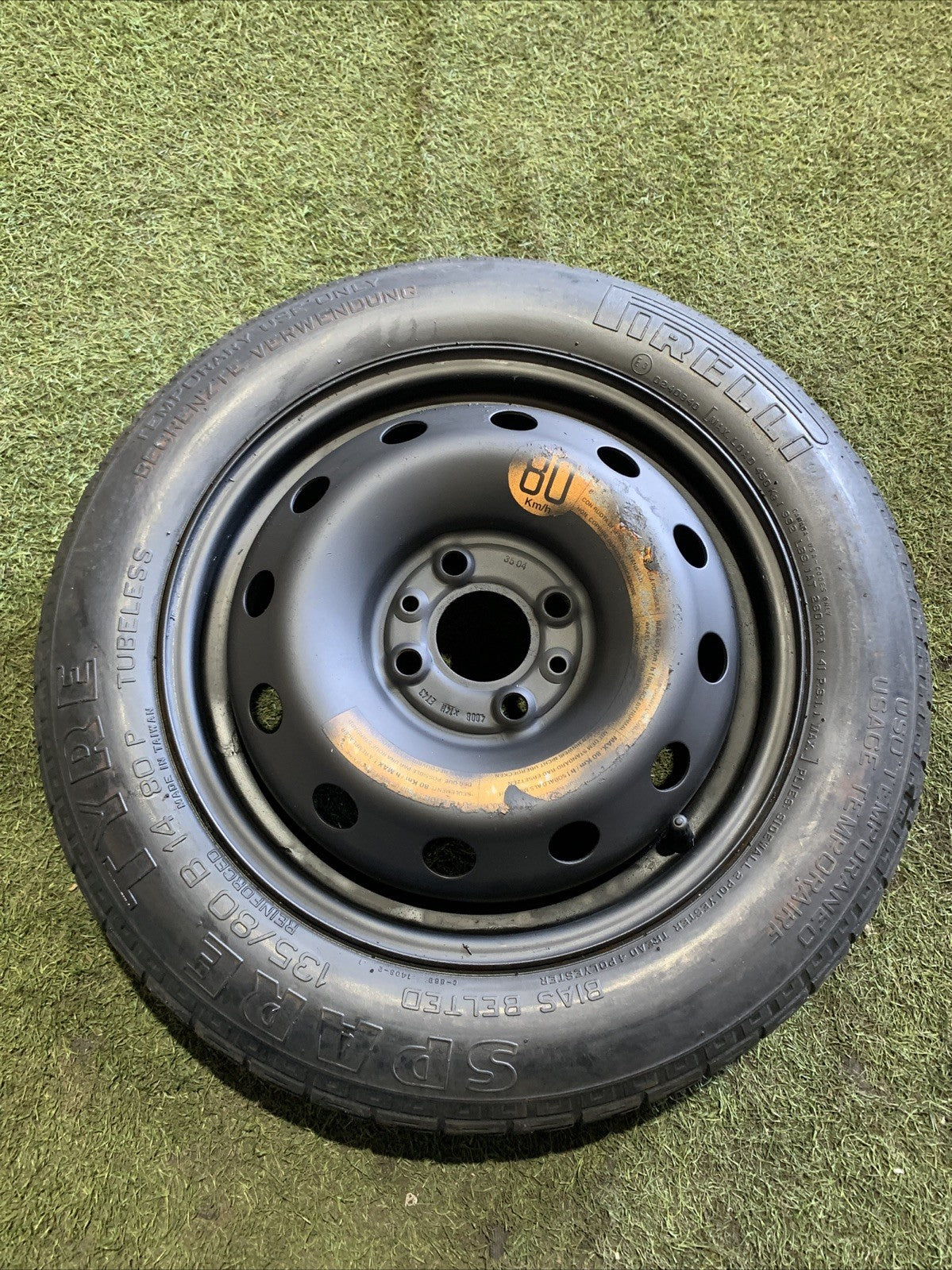 Ruotino Di Scorta Fiat Panda 169 135/80B14 