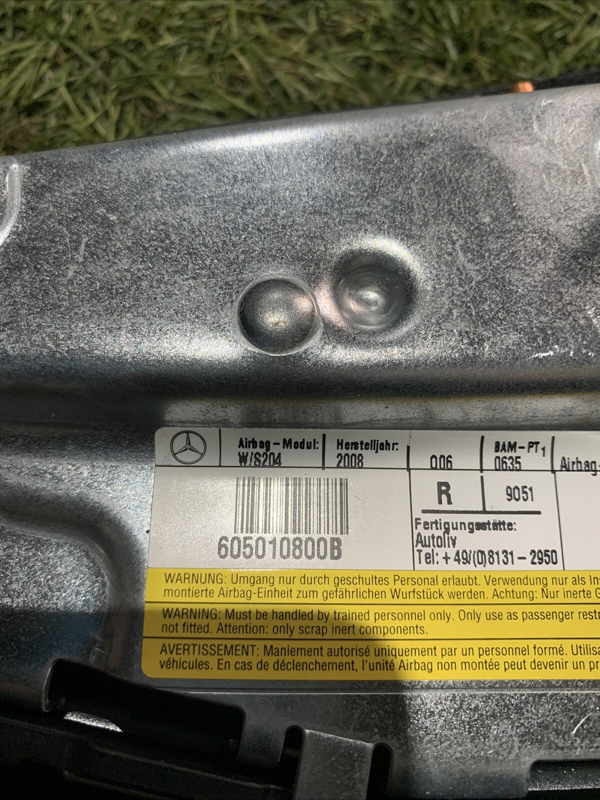 Airbag Sedile Anteriore Destro Mercedes Classe C220 W204 605010800B