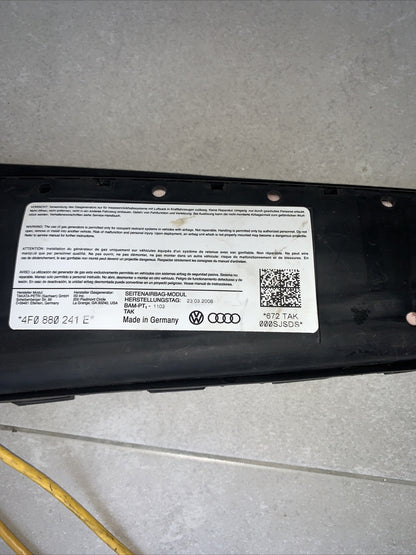 4f0880241e AIRBAG SEDILE SINISTRO LATO GUIDA AUDI A6 Avant Serie C6