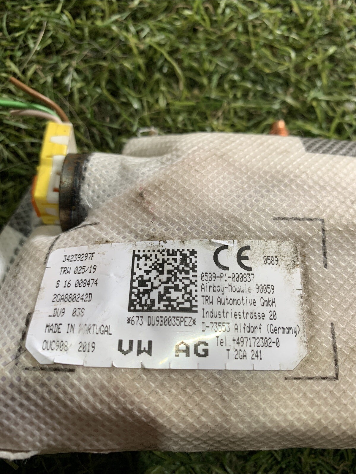 AIRBAG SEDILE DESTRO PER VOLKSWAGEN T-Roc Serie 2GA880242D (17 ) (2)