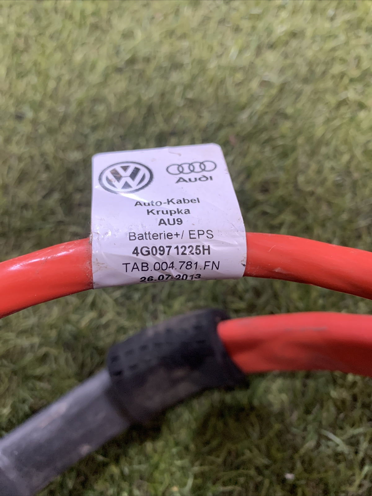 Audi A6 S6 C7 4G 2013 Cavo batteria diesel positivo 4G0971225H