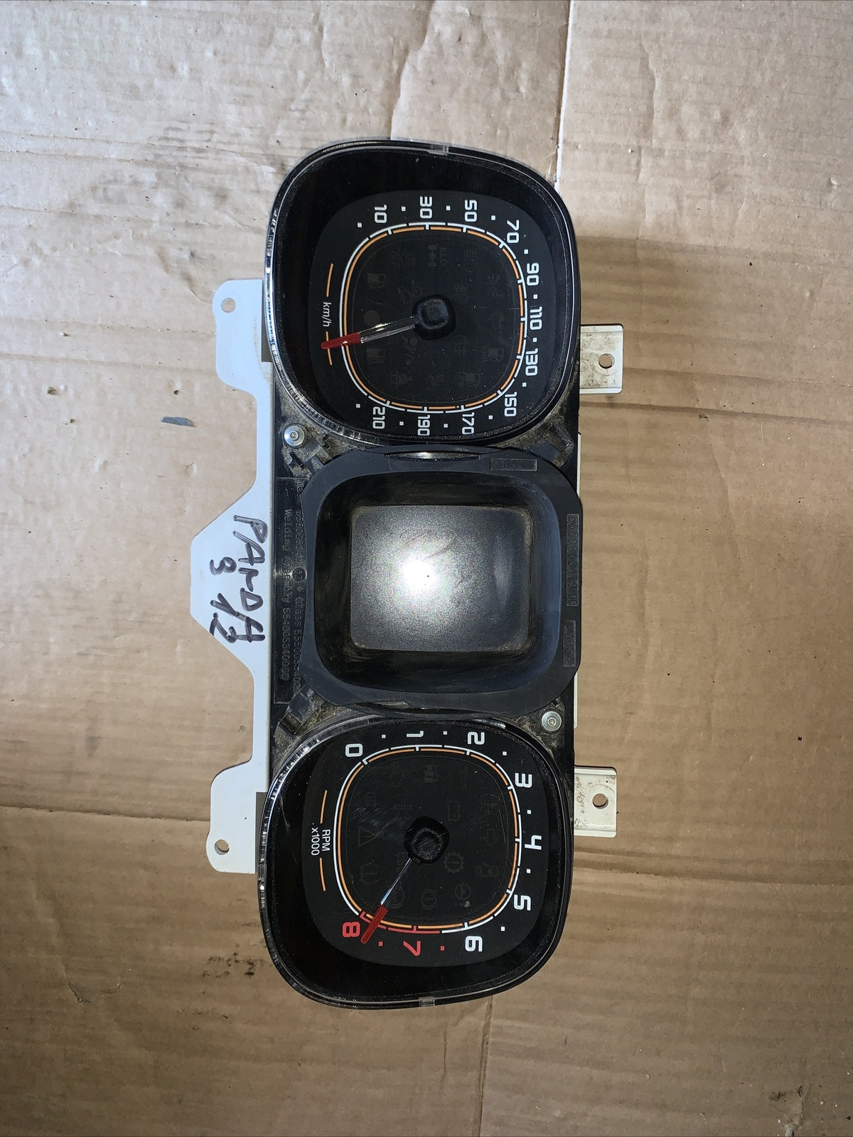 Quadro Strumenti Contachilometri Arancione Fiat Panda 3^0.9 1.2 BZ 52077799