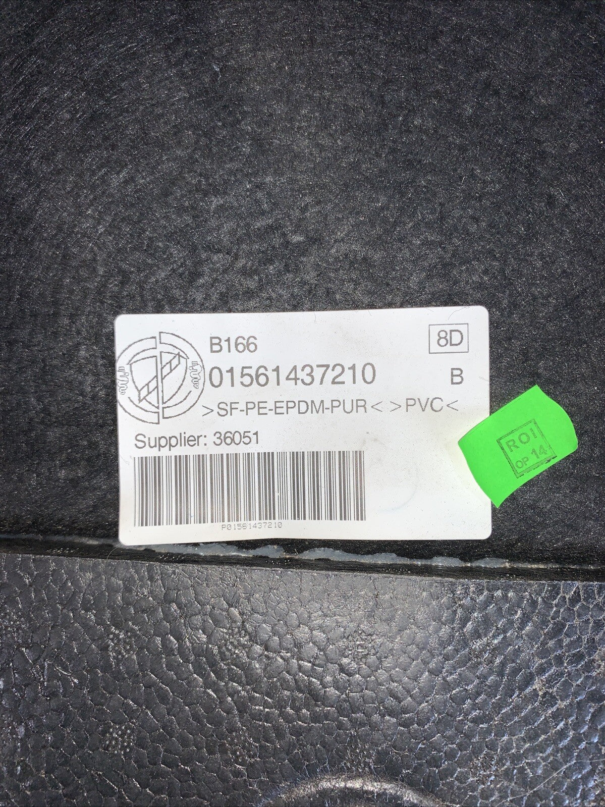 Moquette Anteriore Sinistra Alfaromeo Stelvio 01561437210