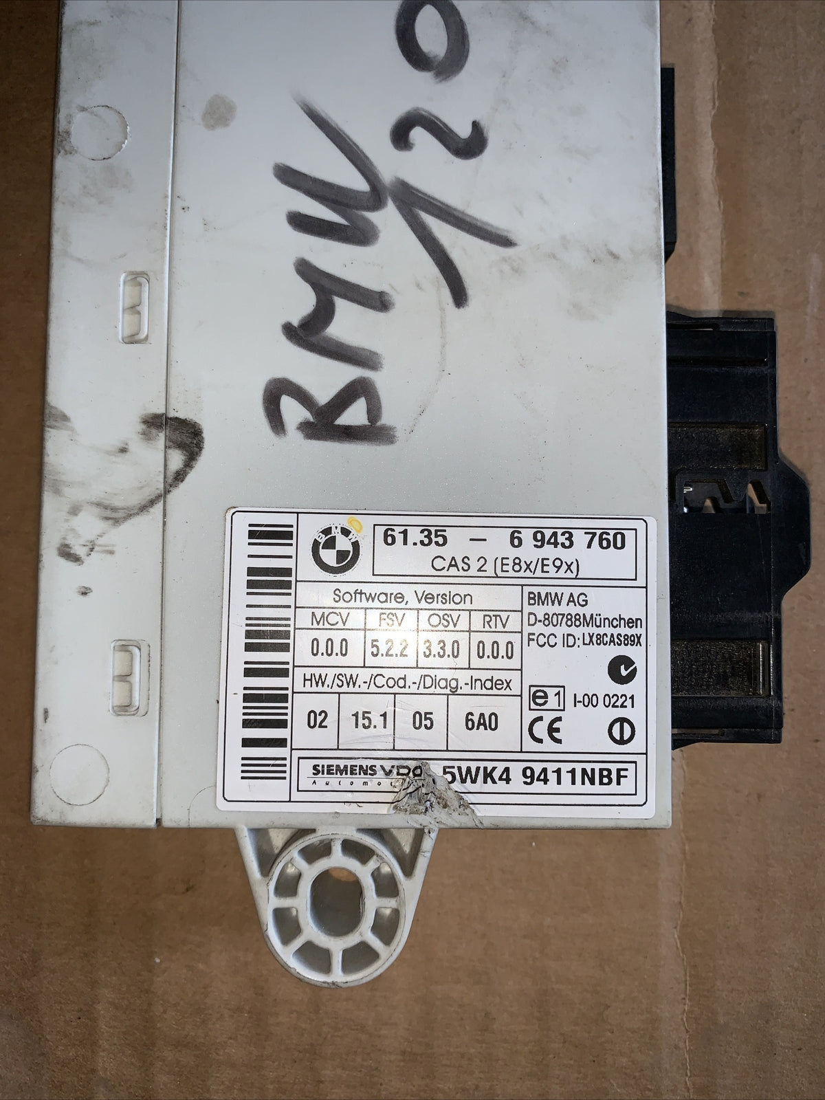 61356943760 CENTRALINA BODY CONTROL BMW serie 1 (e81) 2004