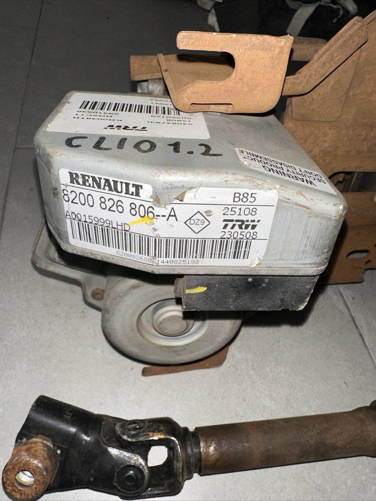 Piantone Sterzo Elettrico 8200826806-A RENAULT Clio III 1.2B SW 2008