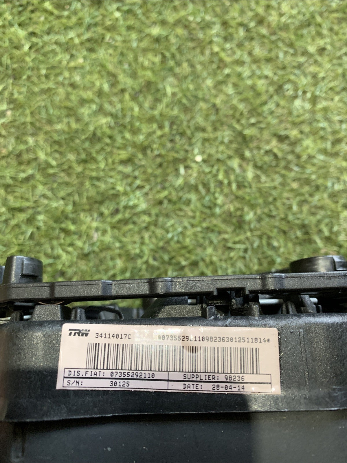 07355292110 AIRBAG VOLANTE LANCIA YPSILON (846) 2 II SECONDA SERIE DAL 2011 (3)