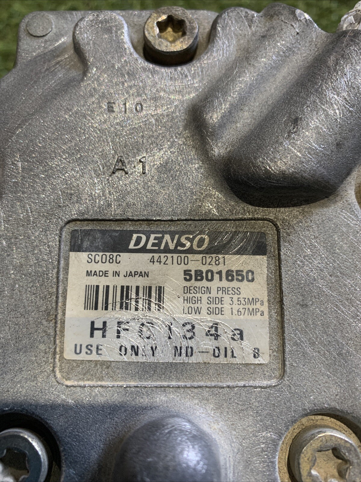 COMPRESSORE CLIMA ARIA CONDIZIONATA FIAT PUNTO (188) 1.2 BENZINA (442100-0281)