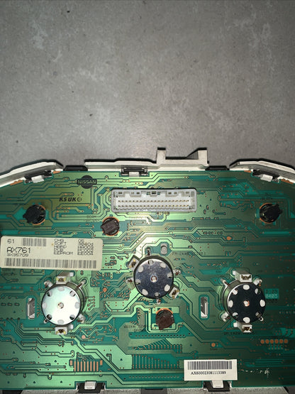 - QUADRO STRUMENTI CONTACHILOMETRI ODOMETER NISSAN MICRA K12 BENZINA CODE: AX761