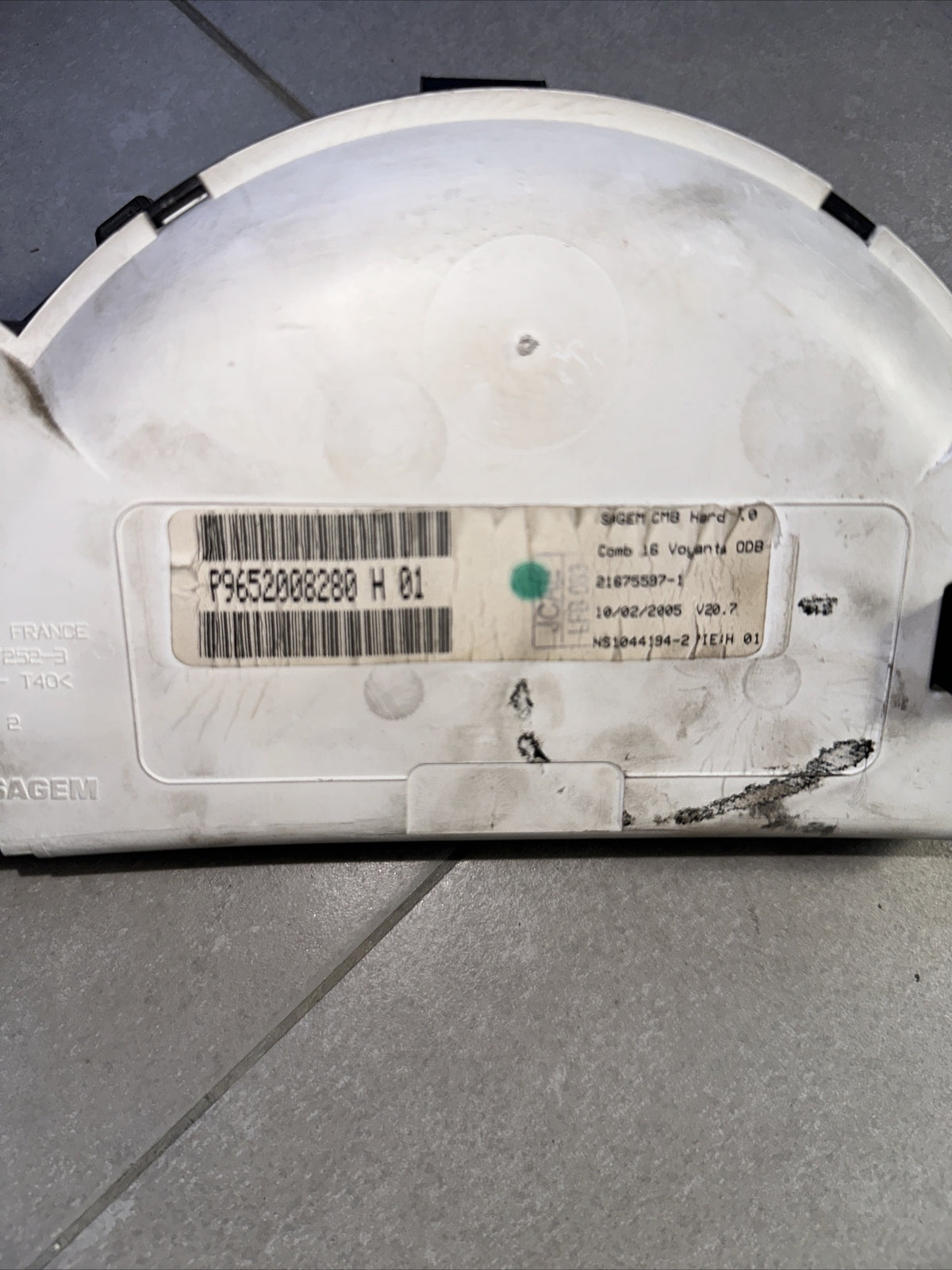 RICAMBI USATI P9652008280 H 01 QUADRO STRUMENTI CITROEN C3 1° Serie  2002 152522