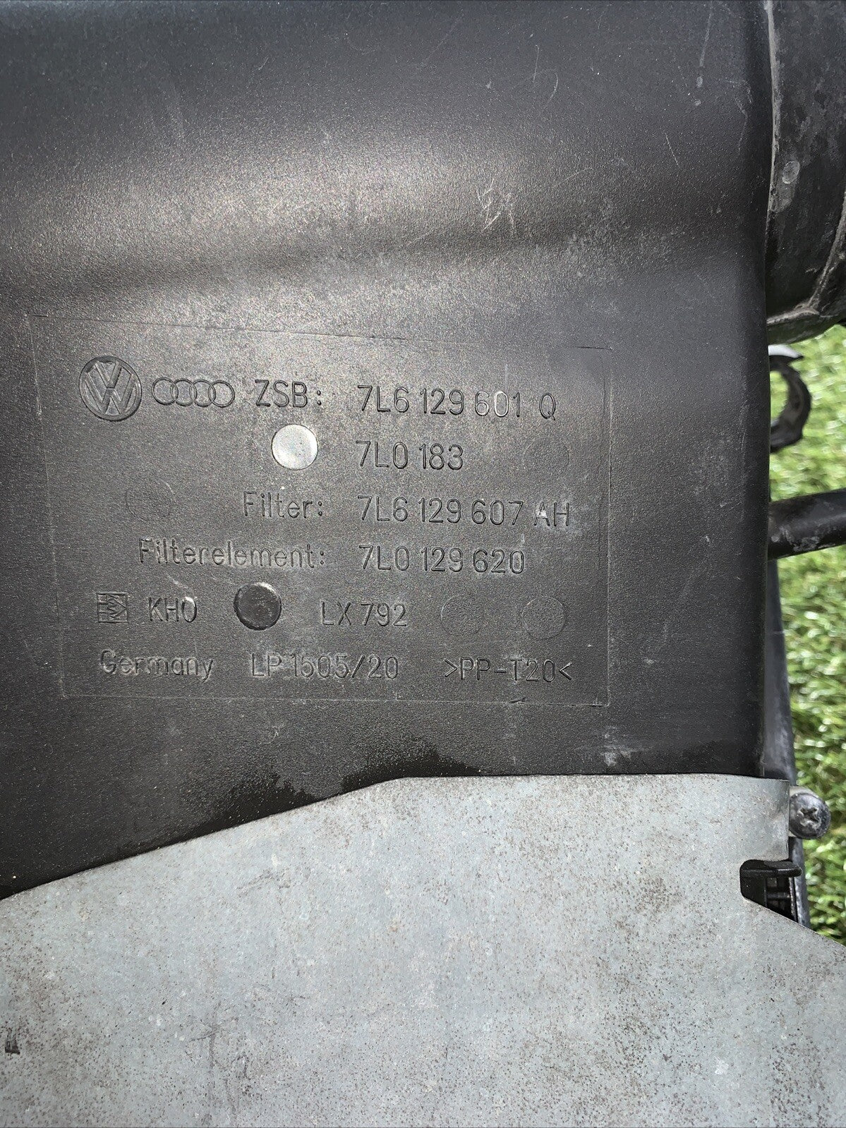 BOX SCATOLA FILTRO ARIA AUDI Q7 Serie (4LB) 7L6129601Q 3.0 Diesel