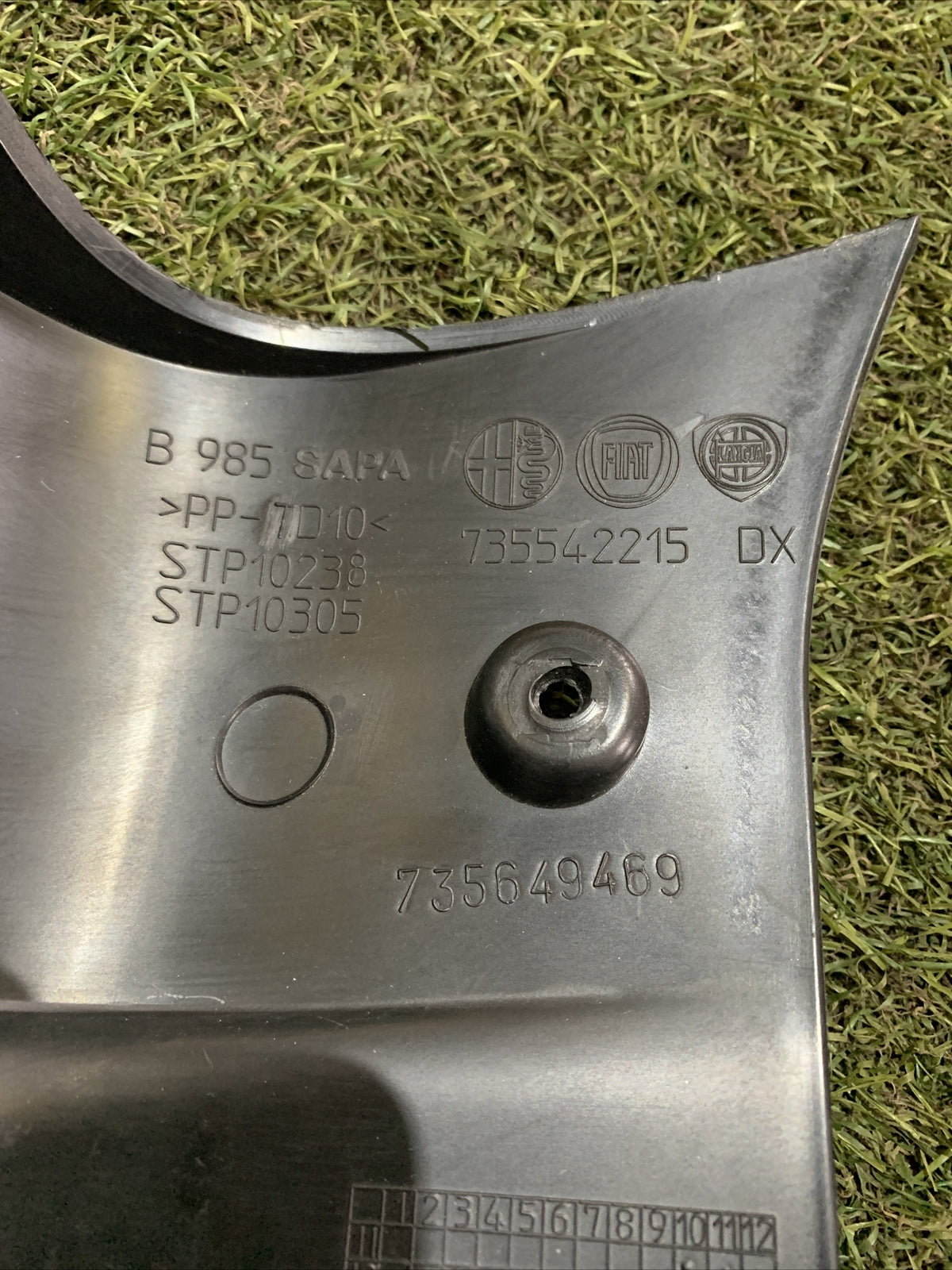 Modanatura Rivestimento Interno Posteriore Destro Fiat Panda 312 735542215