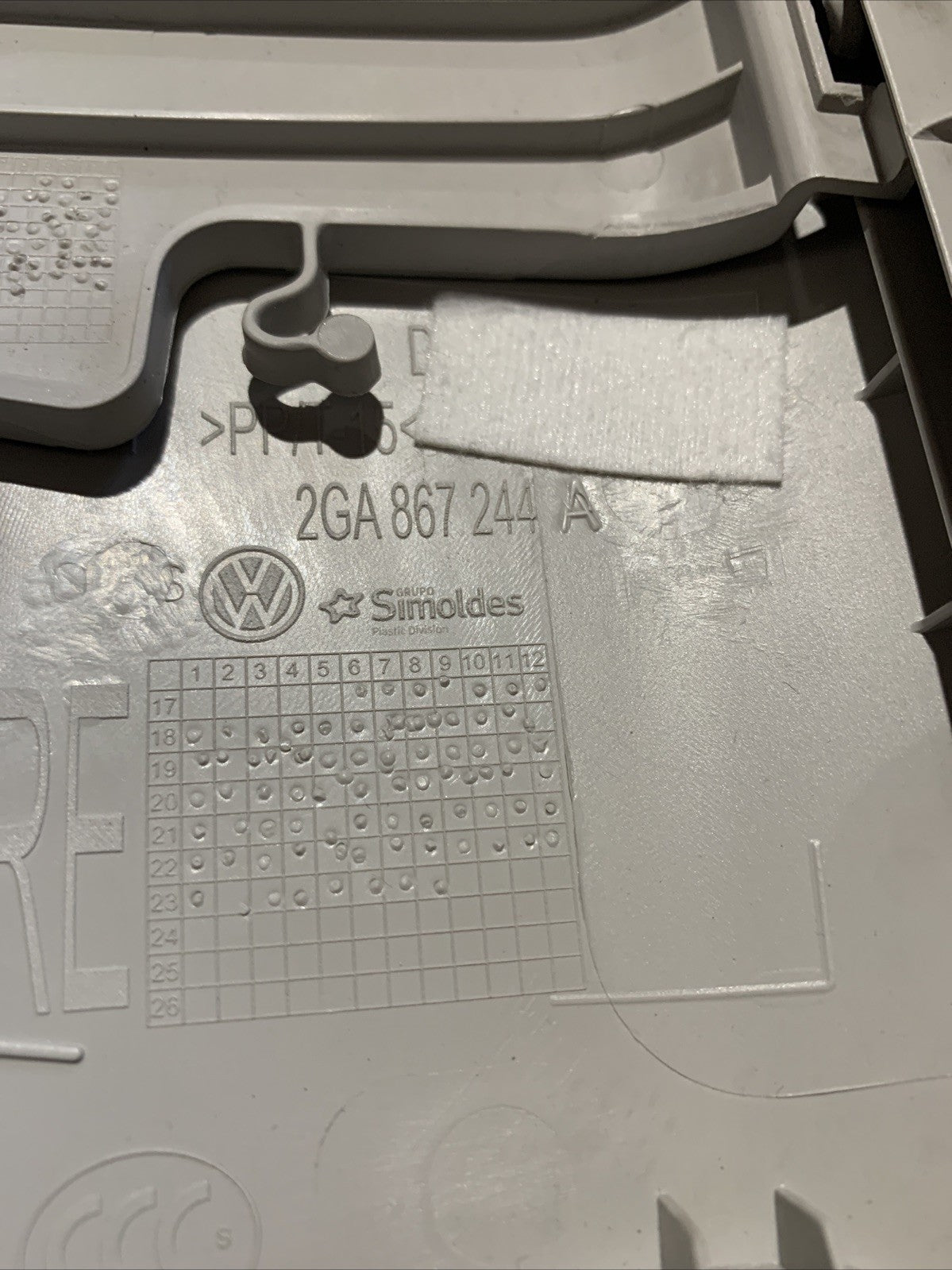 Rivestimento Modanatura Colonna Superiore Centrale Destra Volkswagen T-Roc