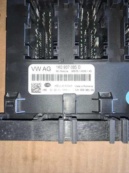VW VOLKSWAGEN GOLF MK6 2010 BCM corpo Modulo Di Controllo ECU 1K0937085D