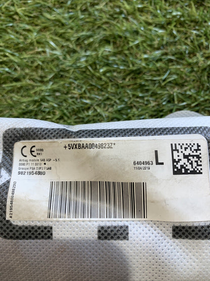 Airbag Sedile Sinistro Peugeot 2008 2020 9821954880