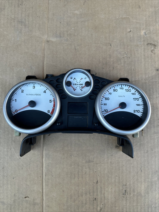 A2C53065547 QUADRO STRUMENTI CONTA KM CHILOMETRI VEGLIA PEUGEOT 207