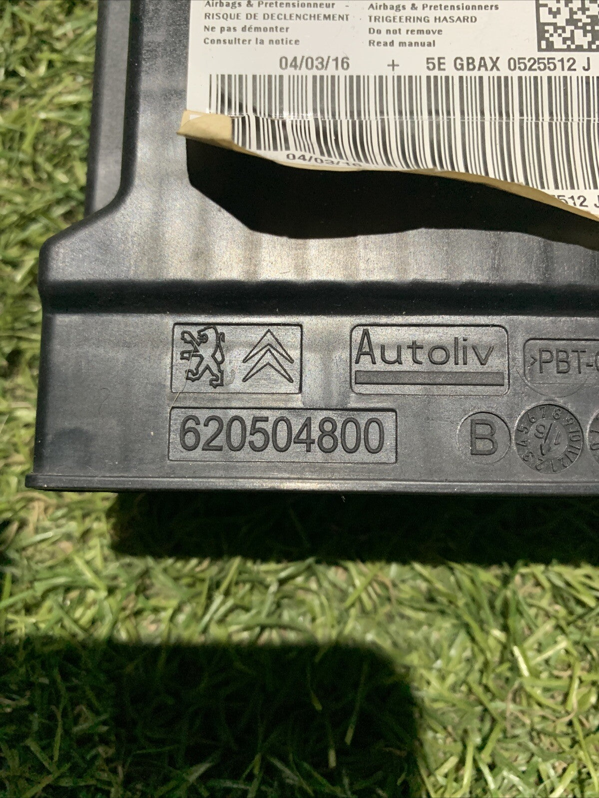 CENTRALINA AIRBAG PEUGEOT 308 2016 9807568180 624926000 1.6 Diesel