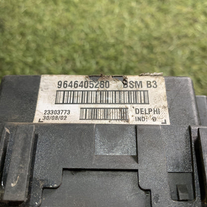 9646405280 BSM B3, CENTRALINA BSM / PORTAFUSIBILI PEUGEOT 406