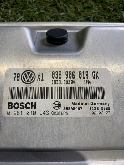 Centralina Motore Volkswagen Passat Anno 2002 1.9 Diesel 038906019GK