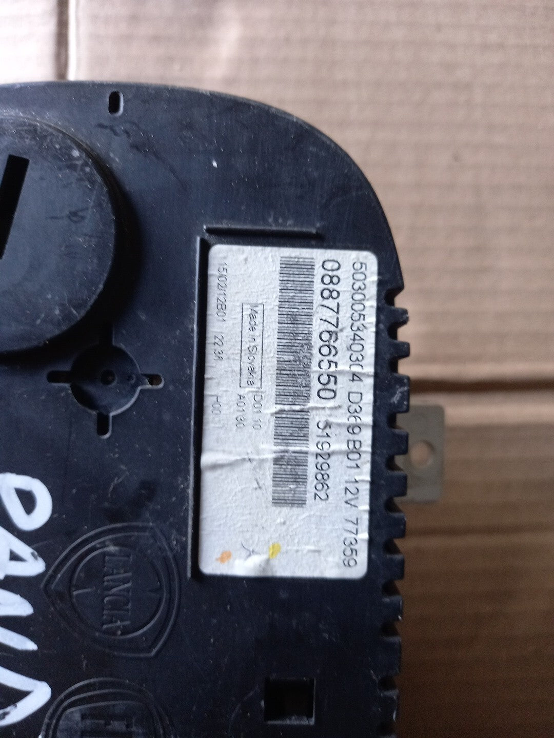 RICAMBI USATI 0887766550 / 51988492 QUADRO STRUMENTI FIAT Panda 3° Serie  373649