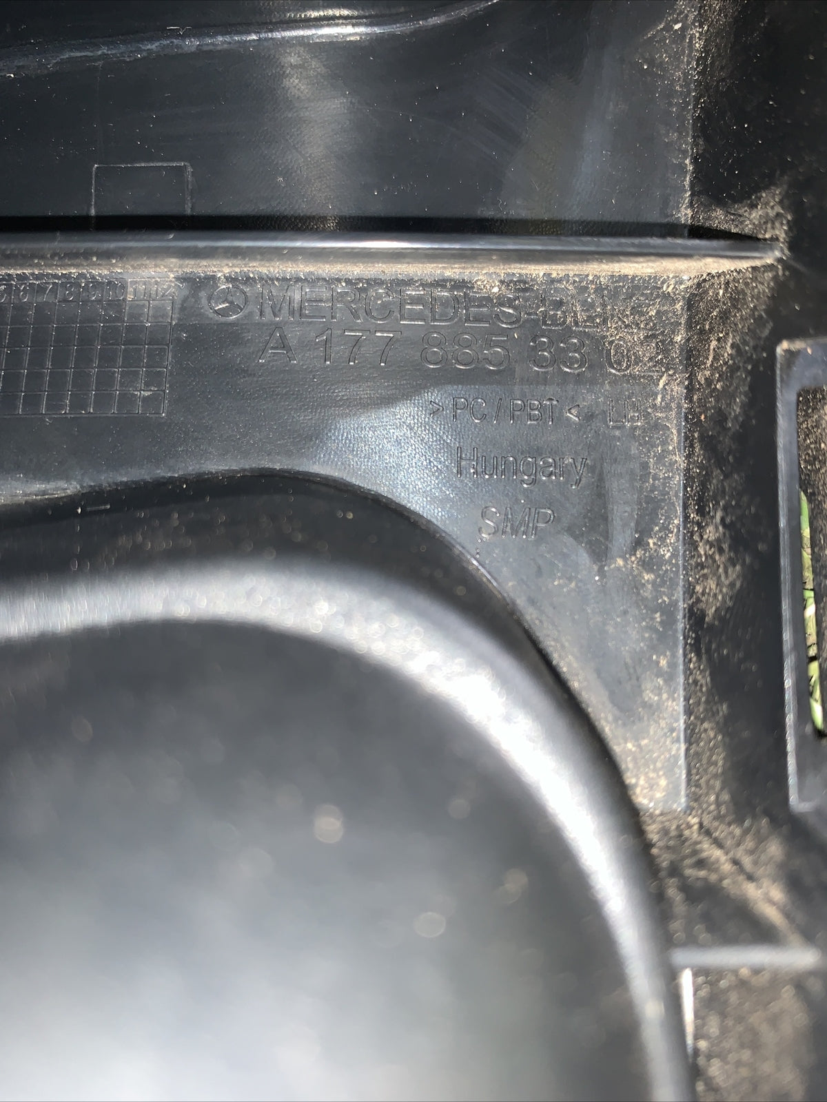 A1778853302 SUPPORTO PARAURTI POSTERIORE LATO SINISTRO MERCEDES CLASSE A W177