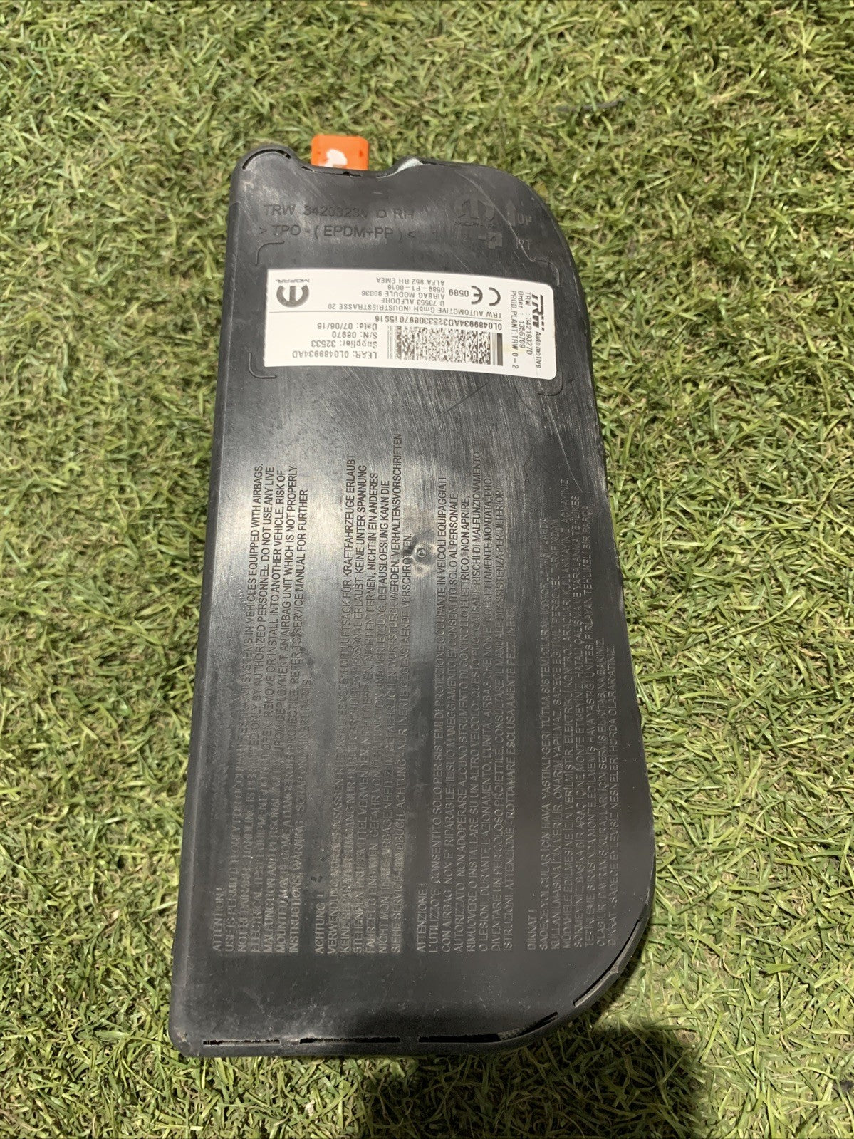 AIRBAG SEDILE DESTRO ALFA ROMEO Giulia 0L0489934AD (16) 