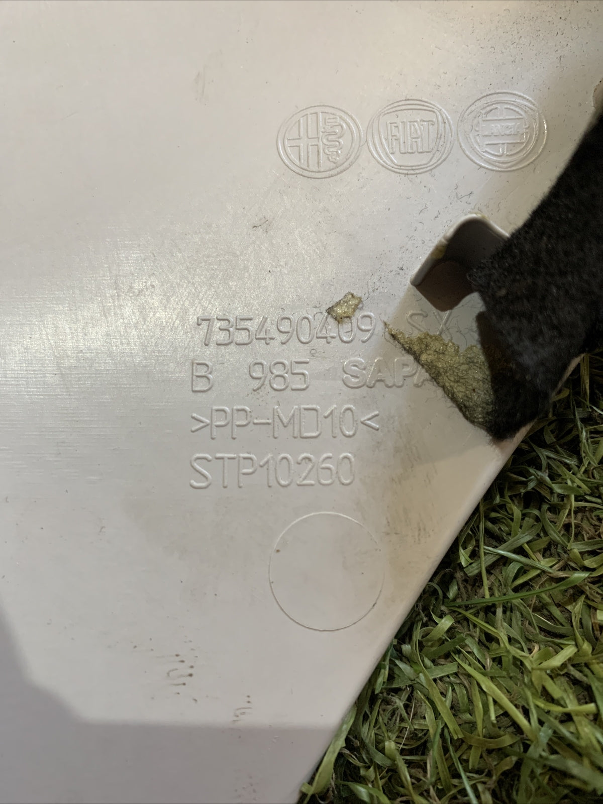 MODANATURA ANT SX FIAT PANDA (312) B988, 735490409