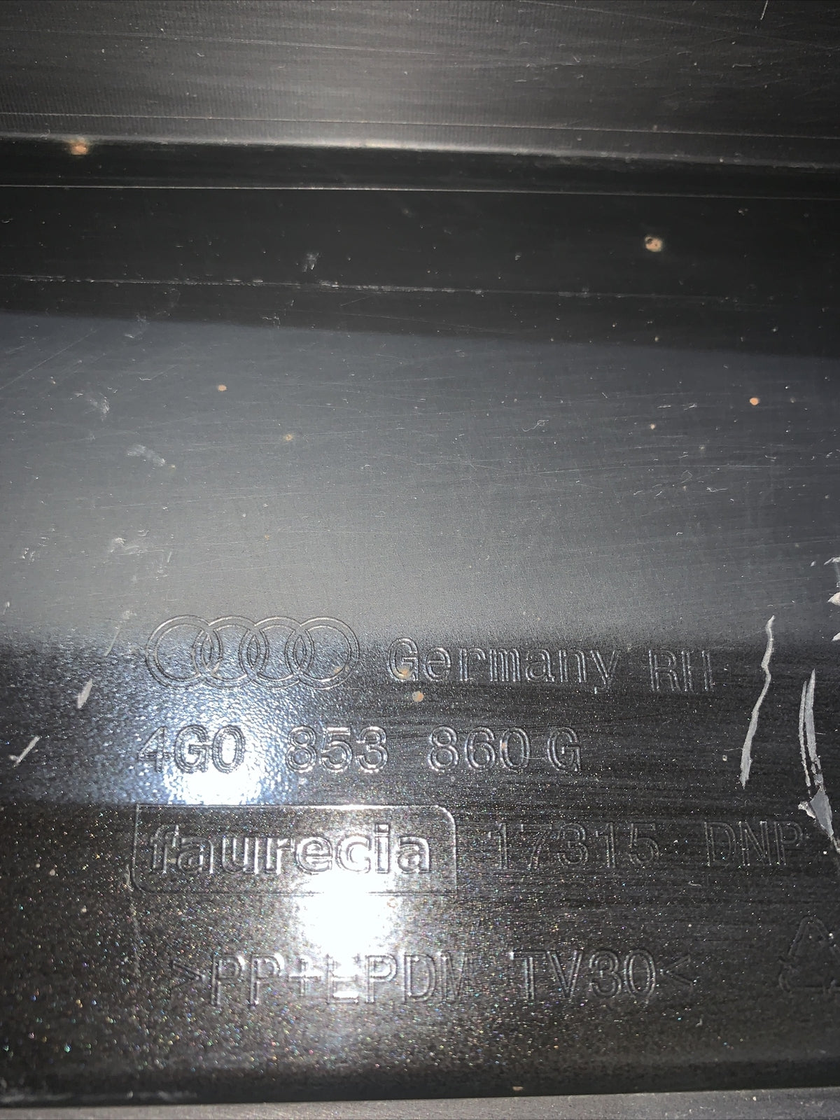 Audi A6 minigonne laterali destra nero 4G0853860G 4G C7 2016