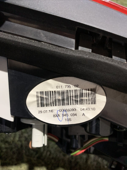 8XA945094A FARO FANALE STOP POSTERIORE DX DESTRO AUDI A1 8X 2016