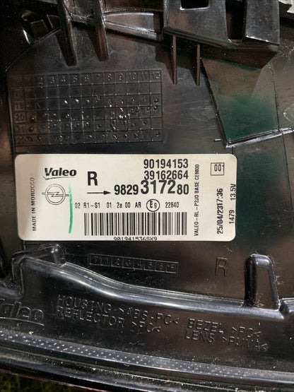 Stop Fanale Posteriore Destro Opel Corsa F 2023 9829317280