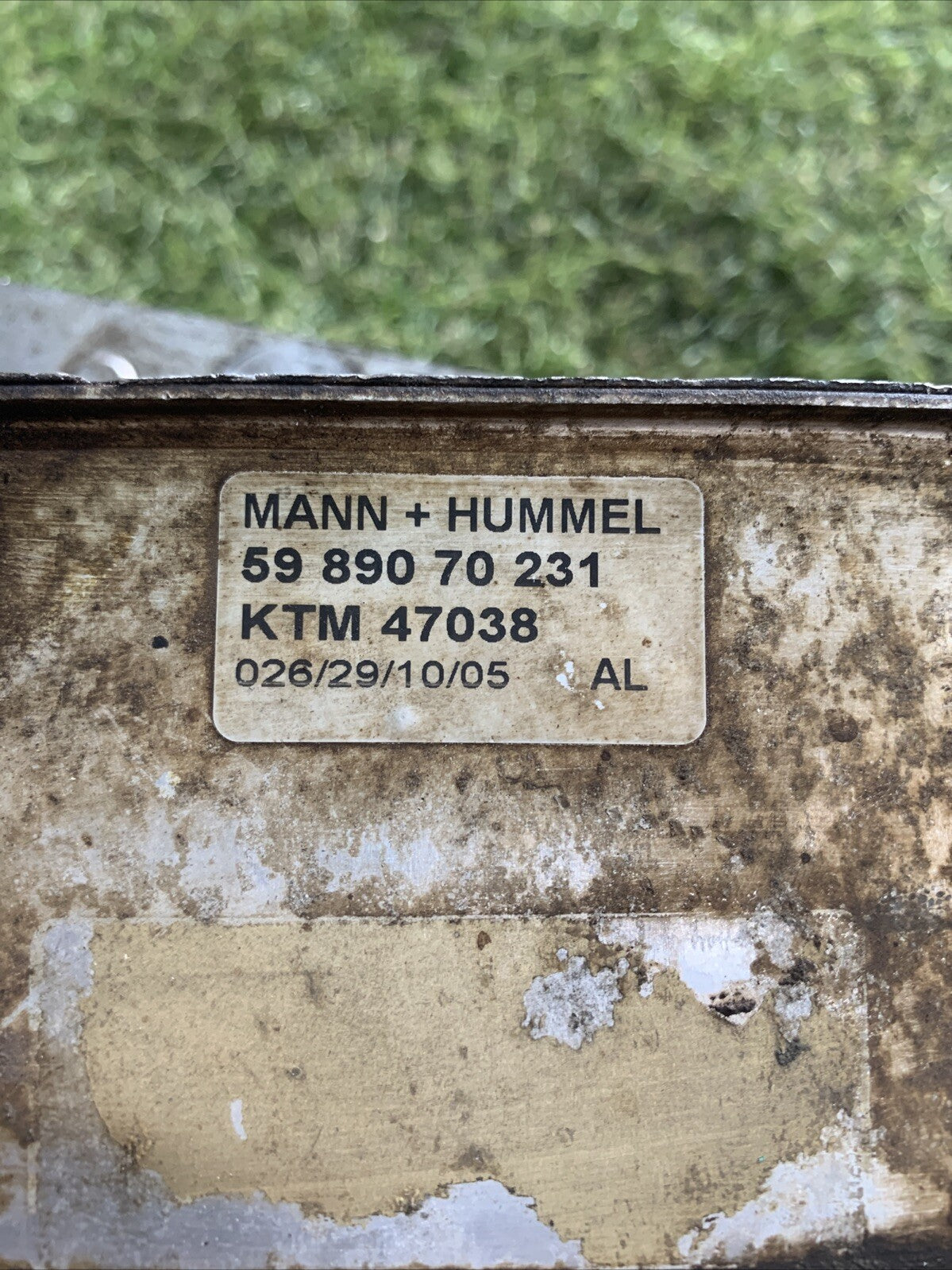 RADIATORE SCAMBIATORE OLIO MOTORE FIAT CROMA/ OPEL ZAFIRA 1.9 diesel 5989070231