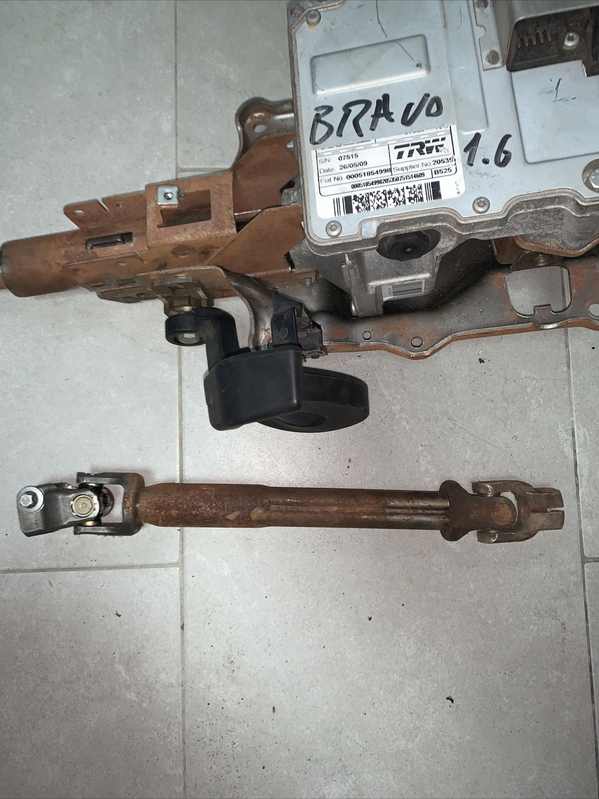 Piantone dello sterzo Fiat Bravo Dal 2007 al 2014 Cod 00051854998