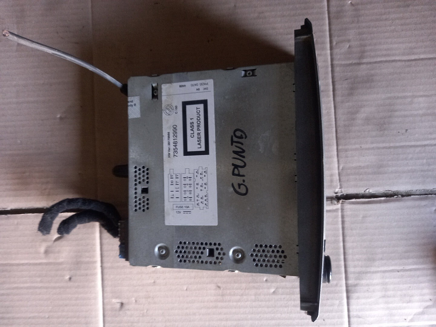 Autoradio CD 7354812990 per Fiat Grande Punto 199 2005-2013 No Codice Sblocco