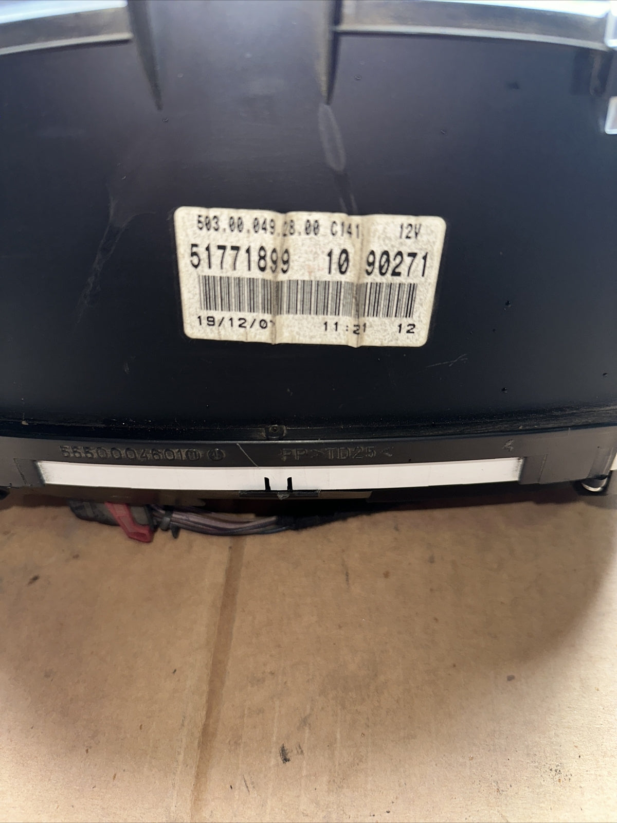 51771899 17 90271 QUADRO STRUMENTI FIAT Panda 2° Serie 1.3 Diesel 2008