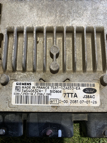 Centralina Motore Ford Fiesta 2006 1.4 Diesel 7S61-12A650-EA