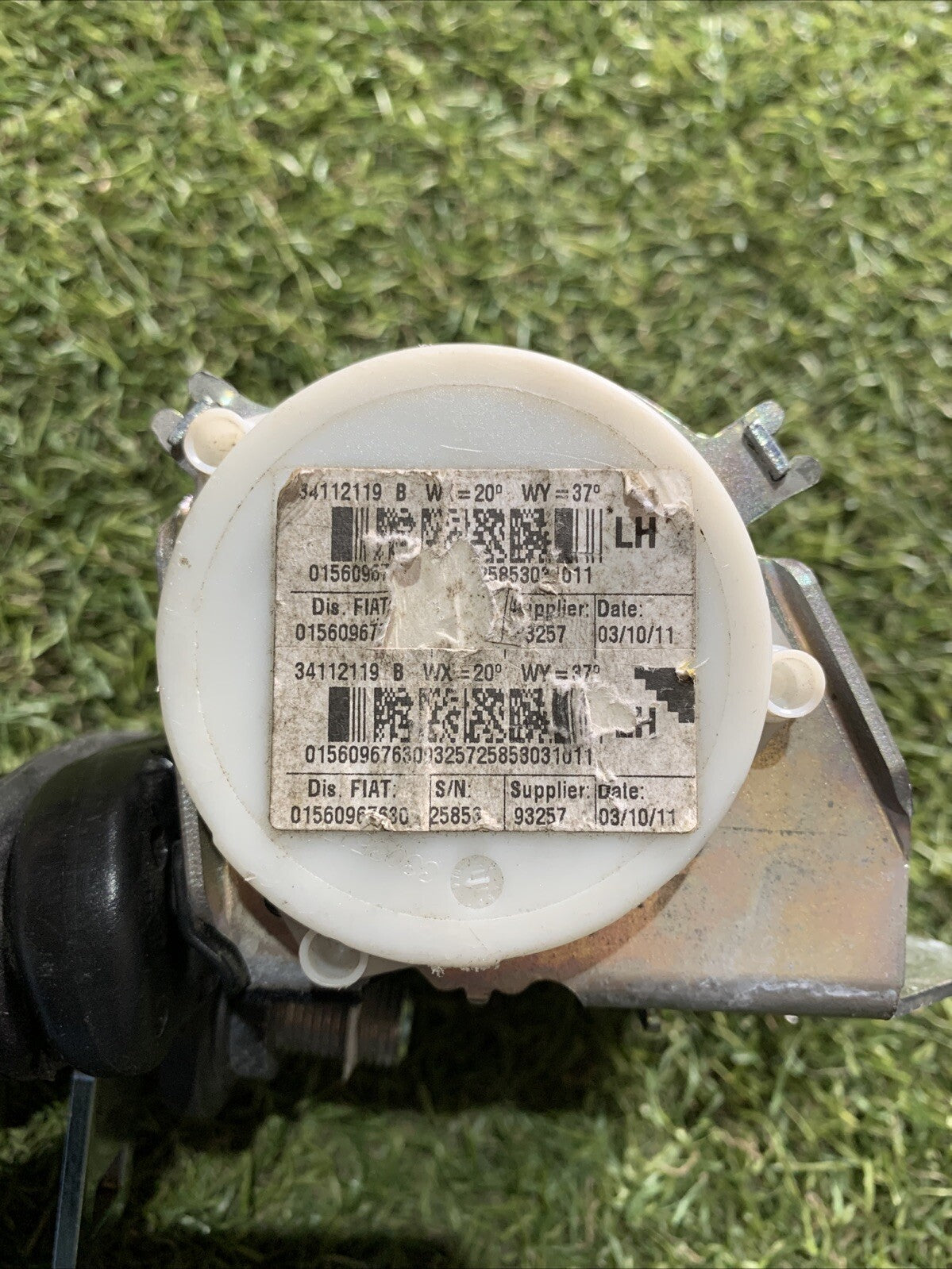 CINTURA DI SICUREZZA POSTERIORE SINISTRA SX ALFAROMEO GIULIETTA 01560967630 2016