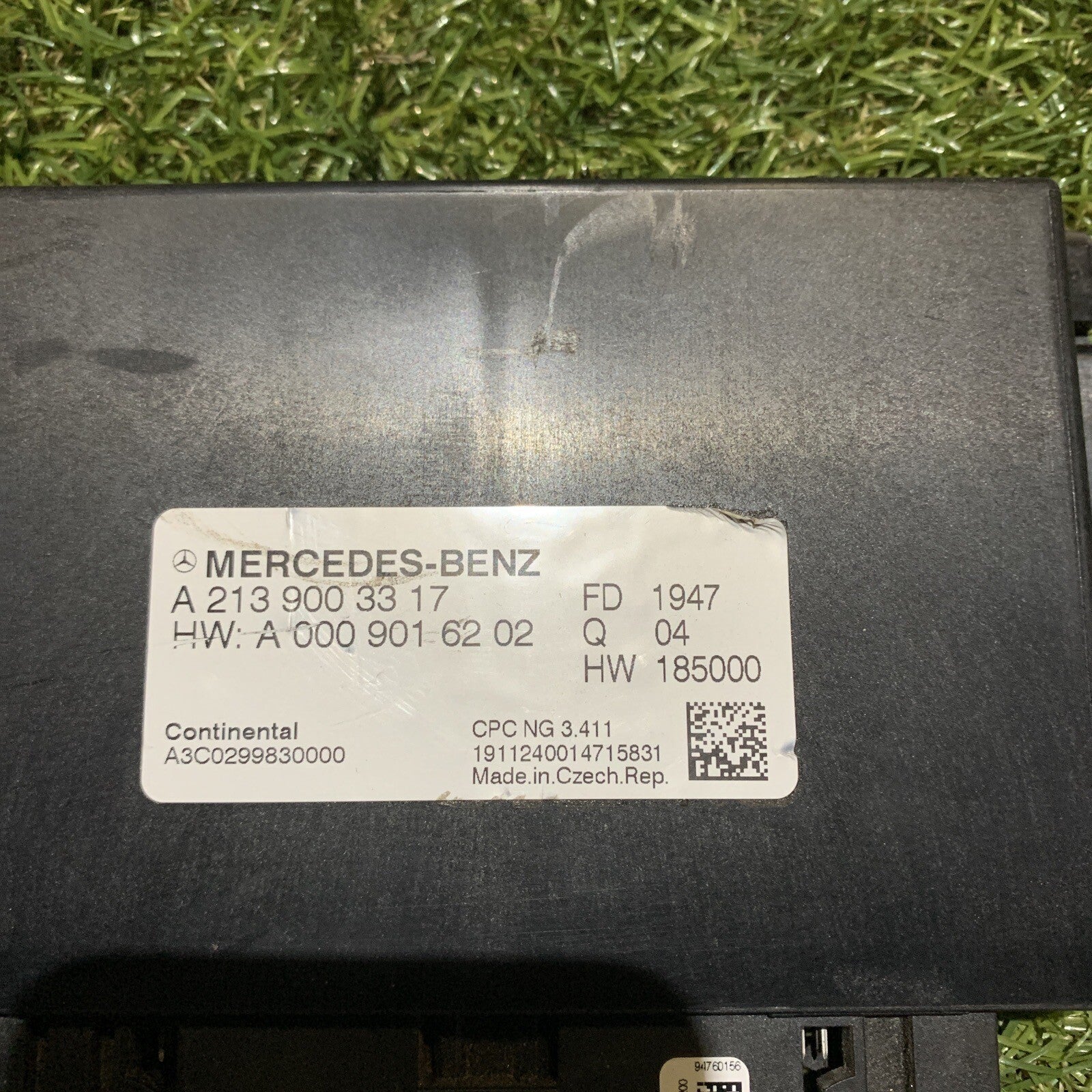 A2139003317 CENTRALINA MODULO ELETTRONICO MERCEDES CLASSE A W177