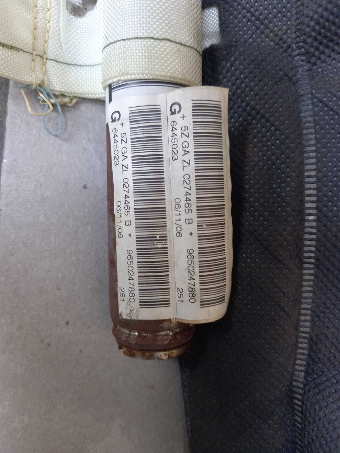 tendina tetto sinistra Peugeot 207 originale Cod 9650247880