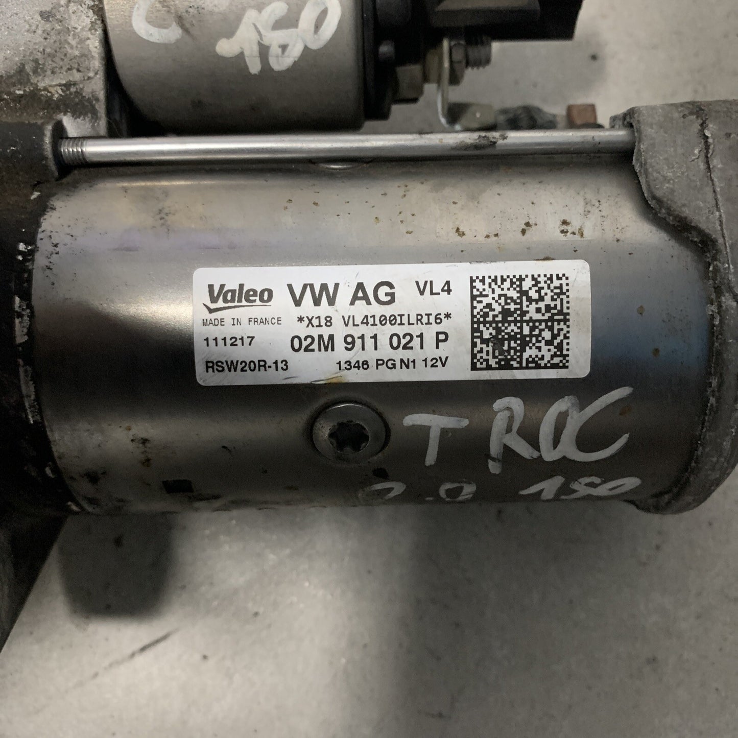 02M911021P MOTORINO D' AVVIAMENTO VW T-ROC 2.0 150 CV