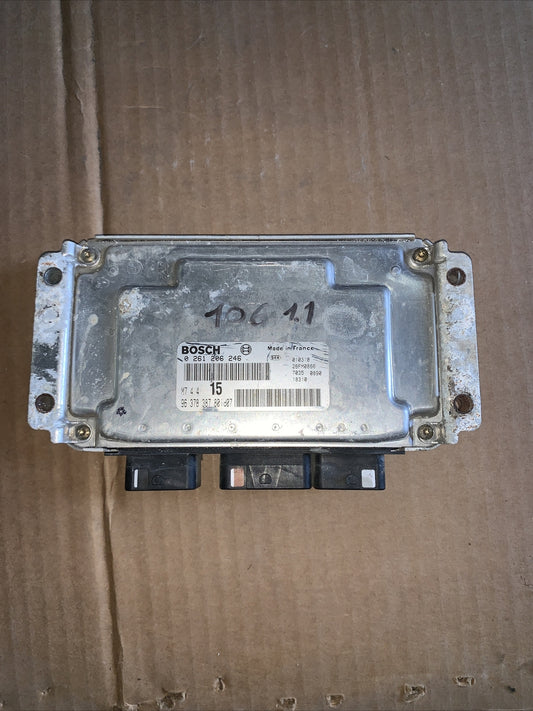 Centralina Motore Iniezione ECU PEUGEOT 106 9637838780 BOSCH 0261206246