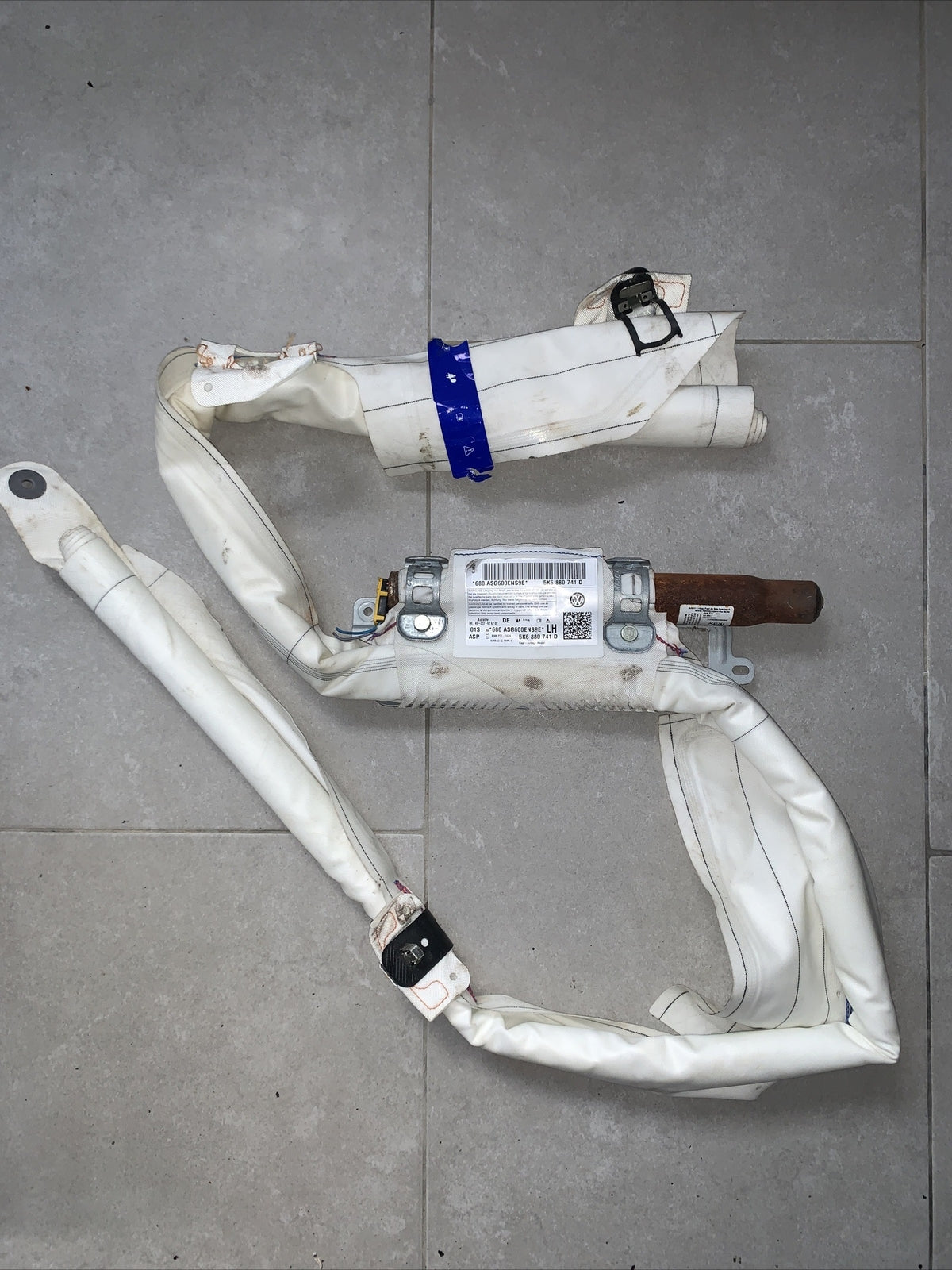 Carica airbag tetto tendina sinistra VOLKSWAGEN GOLF 6 5K6880741D ( 2008-2013)