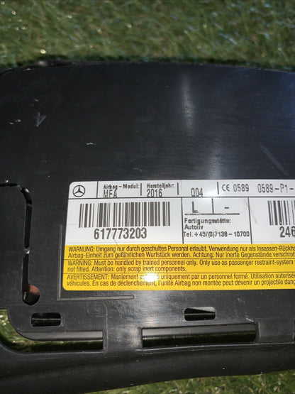 Airbag laterale anteriore SX per Mercedes Classe A/GLA anno 2015 cod: 617773203