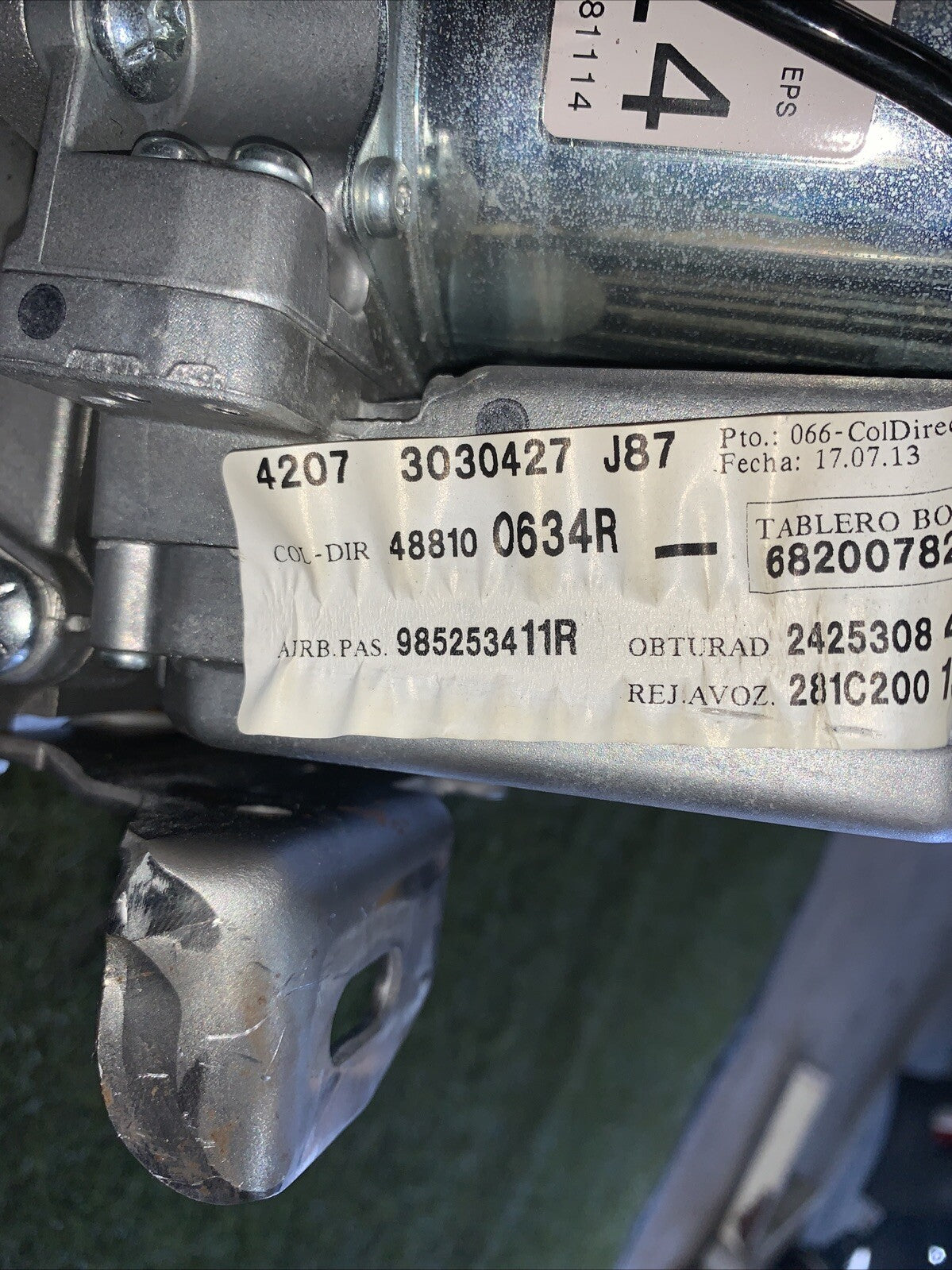 Piantone Sterzo Renault Captur 2013 900 Benzina 488100634R