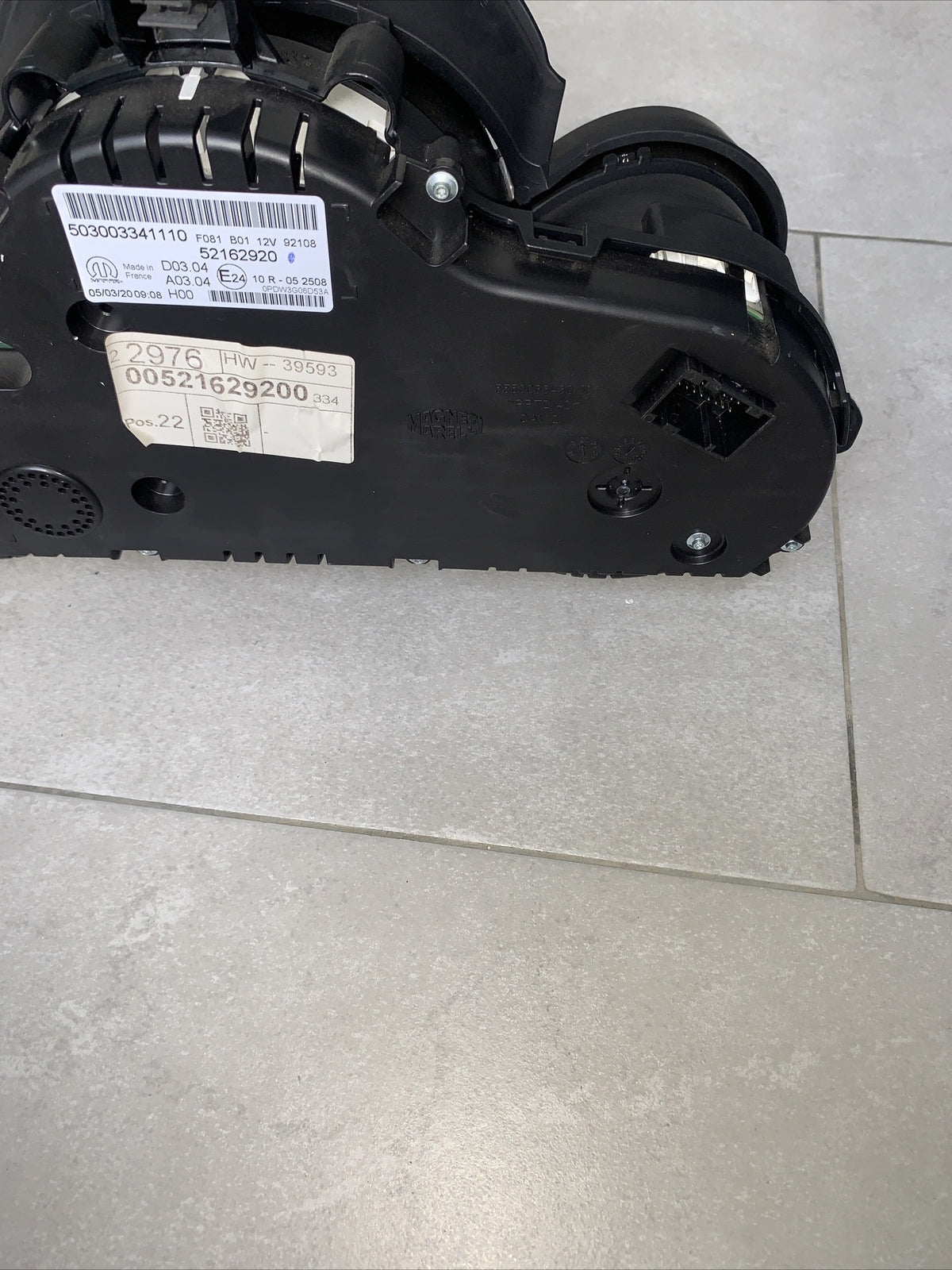 Quadro strumenti Tachimetro Contakm Fiat 500x 1.3 Multijet 2020 52162920