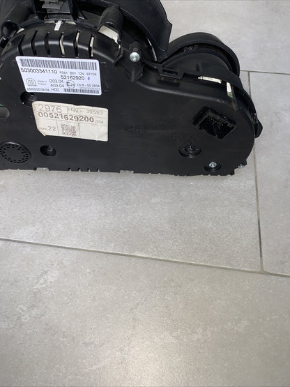 Quadro strumenti Tachimetro Contakm Fiat 500x 1.3 Multijet 2020 52162920