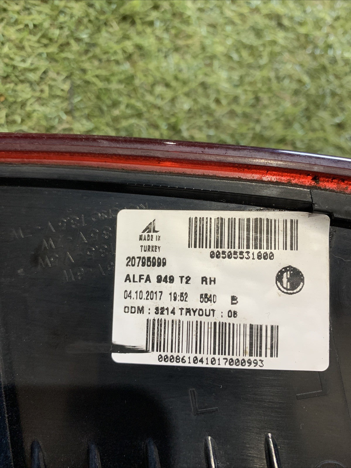 fanale stop posteriore Destro Interno Alfa Romeo Stelvio 00505531800 (2)