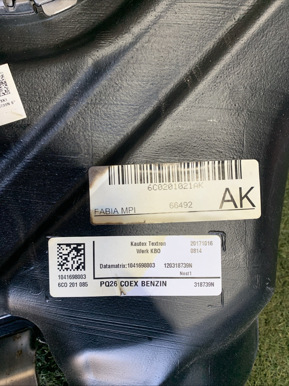 Serbatoio Carburante Skoda Fabia 2017 1.0  Benzina 6C0201085