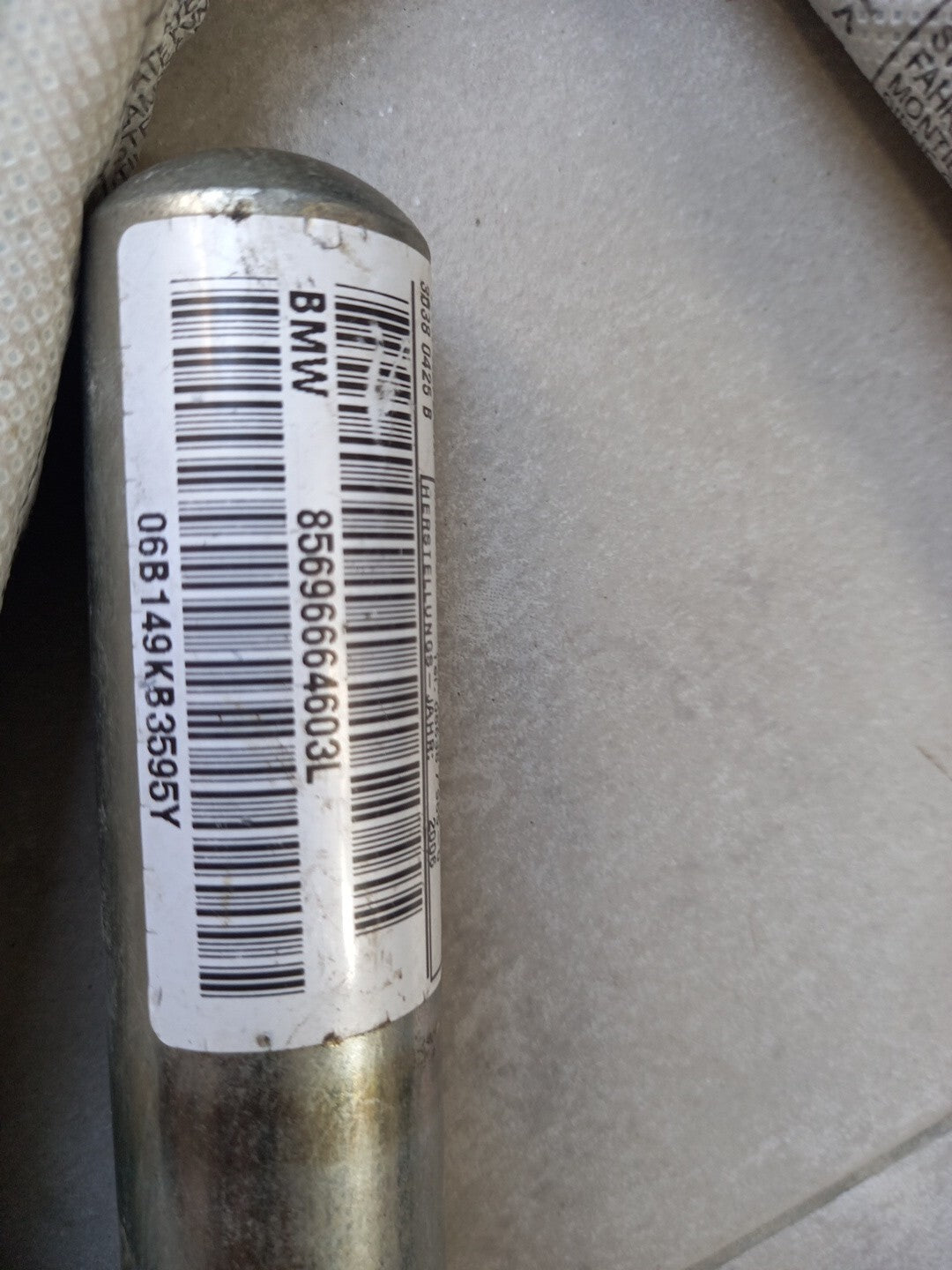 85696664603L AIRBAG LATERALE A TENDINA SX BMW SERIE 3 (E90) 2.0 DIESEL 16V 163CV