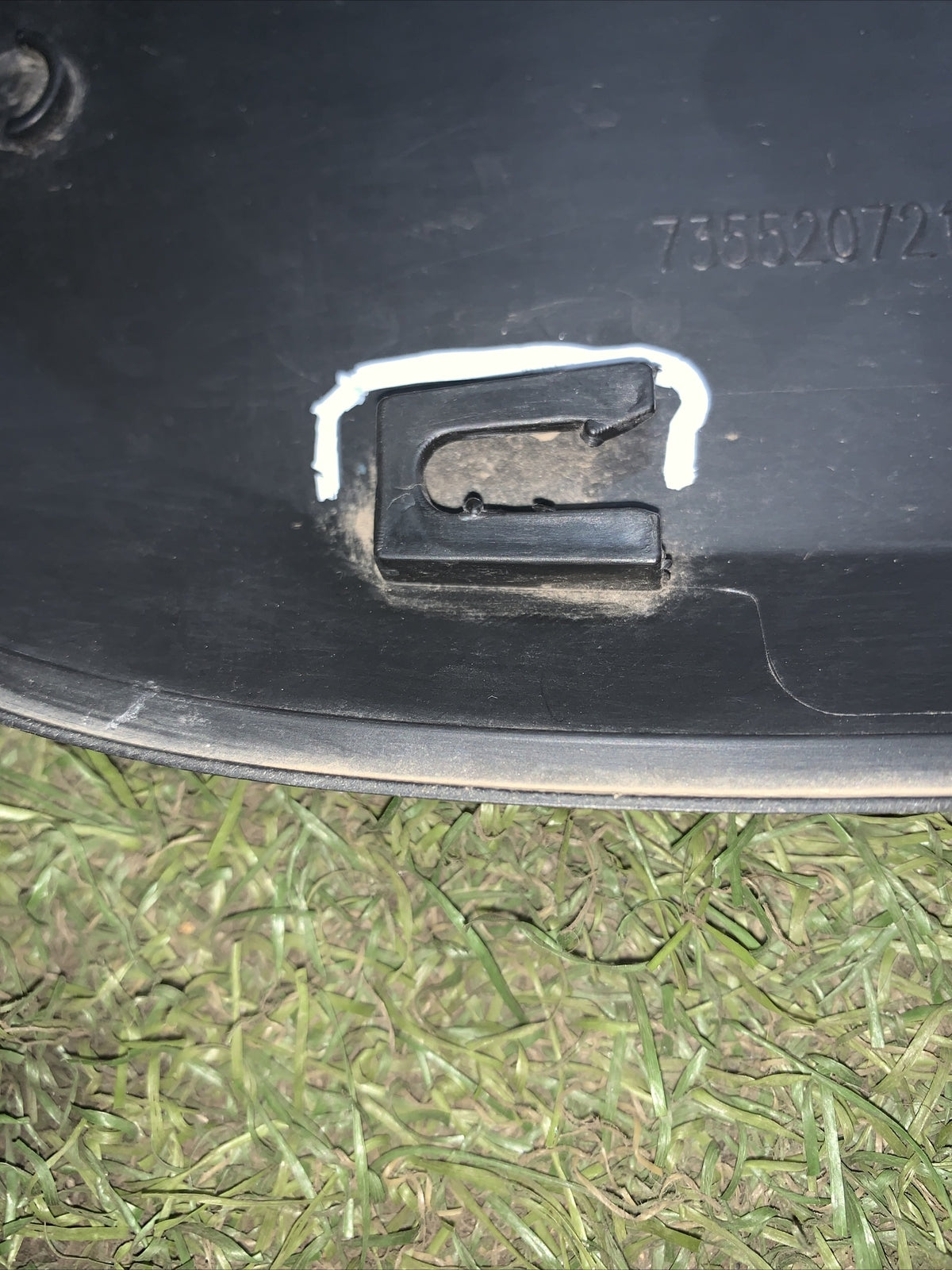 Copertura Modanatura Porta Posteriore Sx Fiat New Panda 735520721